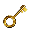 An illustration of a key-front